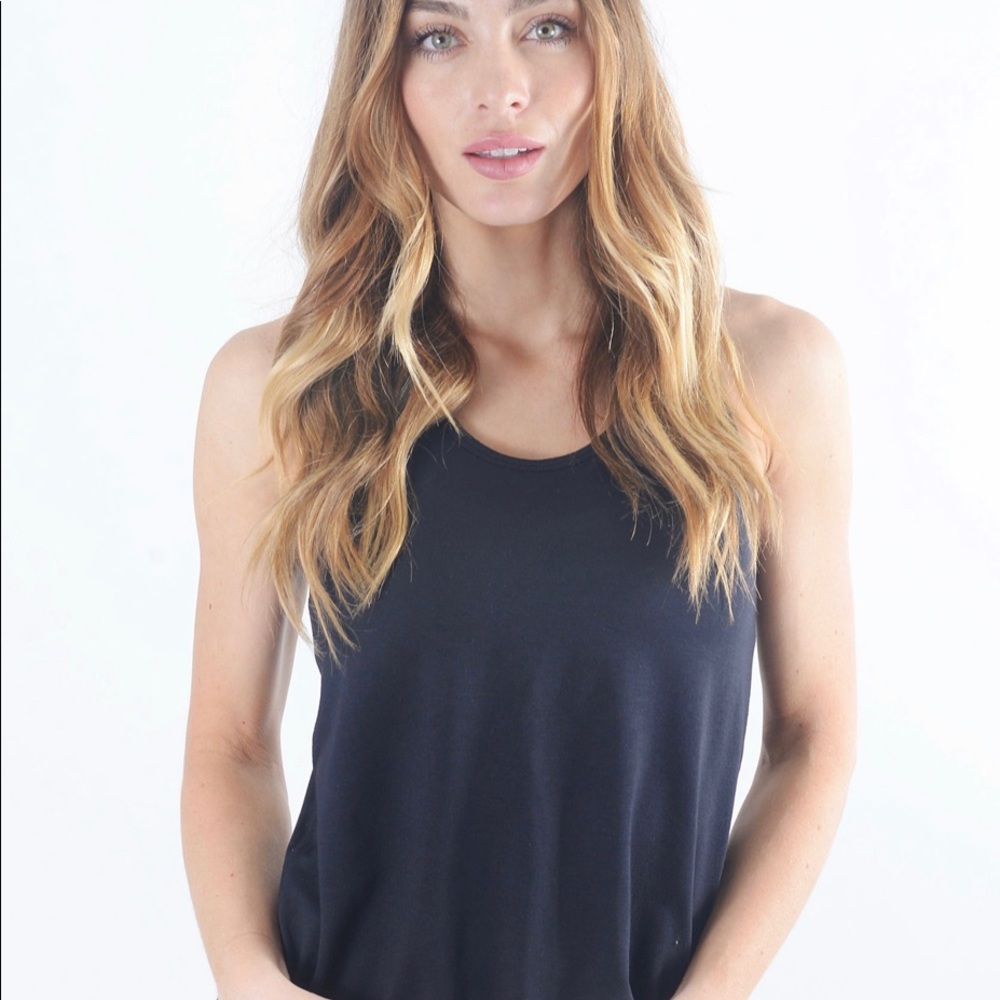 Black Twist Tank